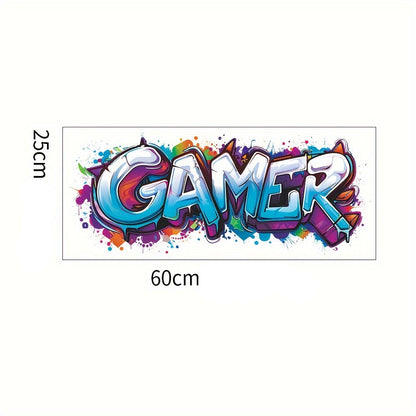 Väggdekor "Gamer" i graffitistil