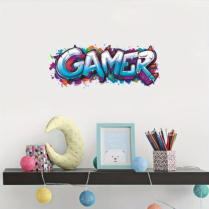 Väggdekor "Gamer" i graffitistil