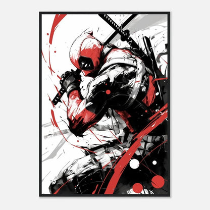 Poster med superhjälten "Deadpool"