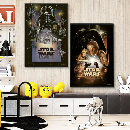 Poster med motiv från Star Wars