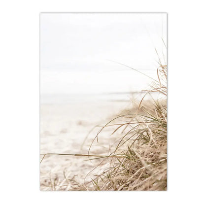 Poster Strandlandskap beige och naturmotiv