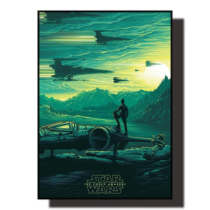 Poster med motiv från Star Wars