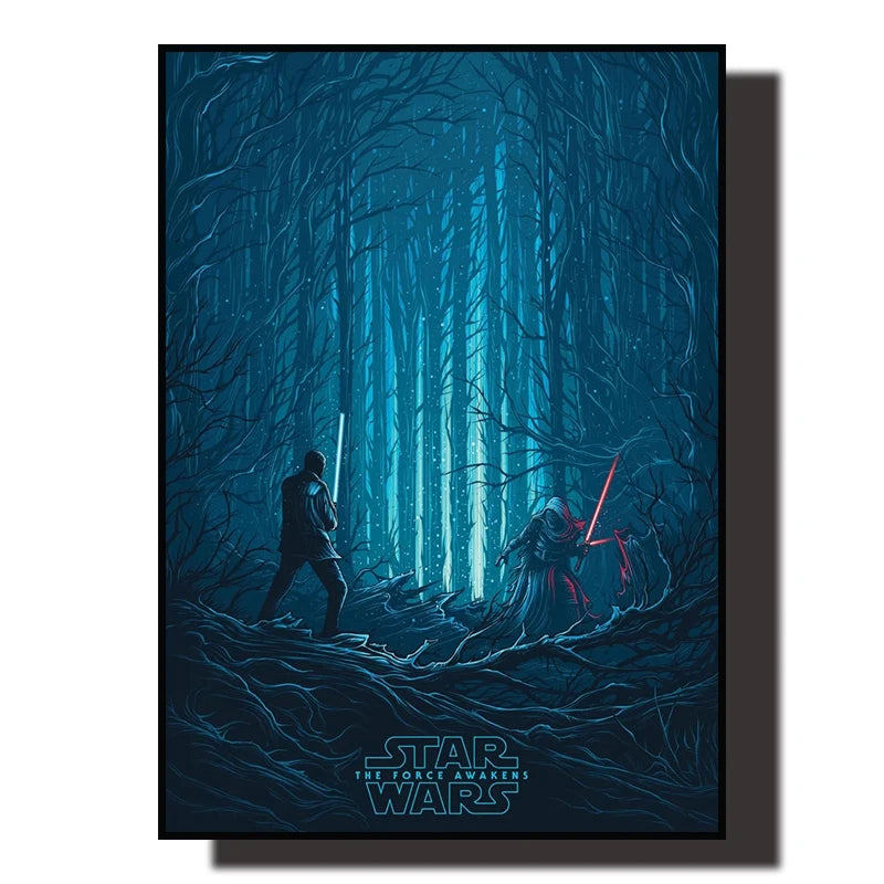 Poster med motiv från Star Wars