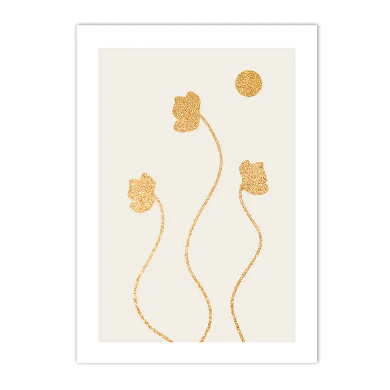 Poster Strandlandskap beige och naturmotiv