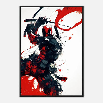 Poster med superhjälten "Deadpool"